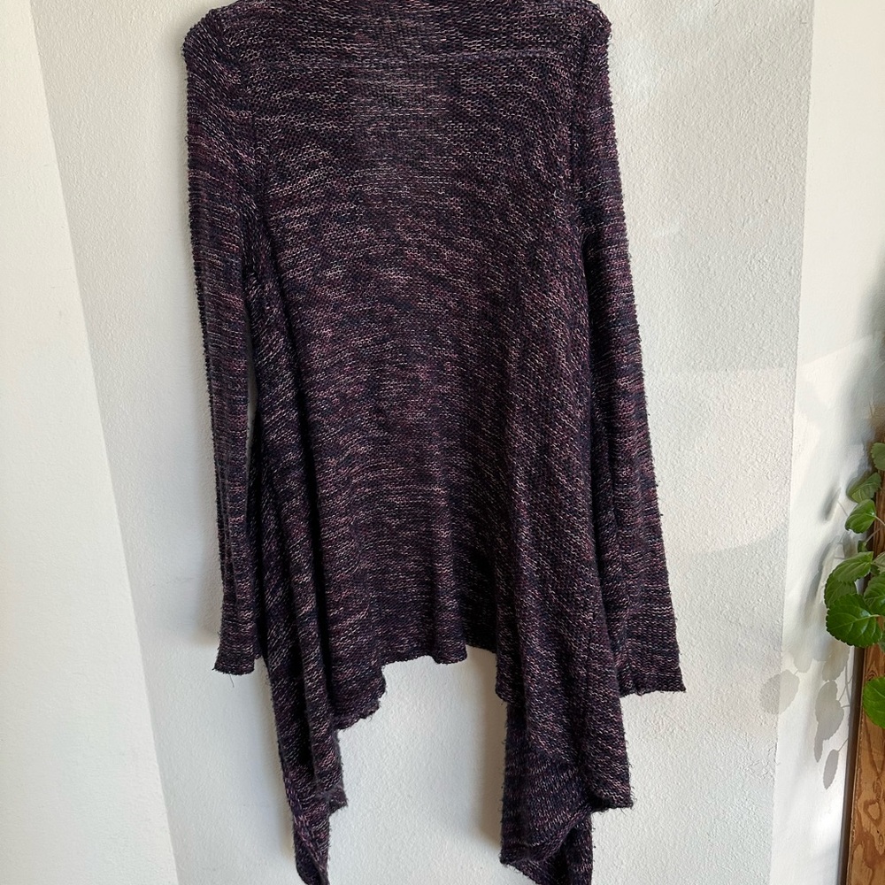 Size 1 Torrid High-low Sweater, dark purple - Picture 3 of 3